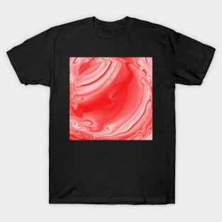 A light red globe T-Shirt